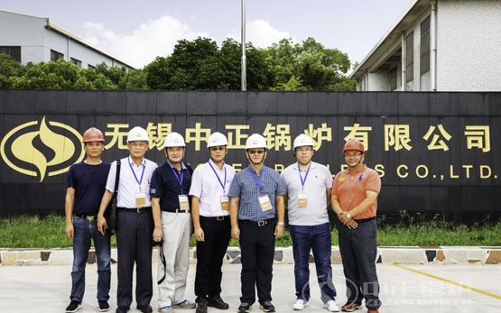 食品行業中聯油脂蒞臨中正鍋爐廠